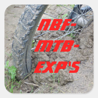 Northern Blackforest Mountainbike Explorers Fyrkantigt Klistermärke