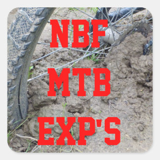 Northern Blackforest Mountainbike Explorers Fyrkantigt Klistermärke