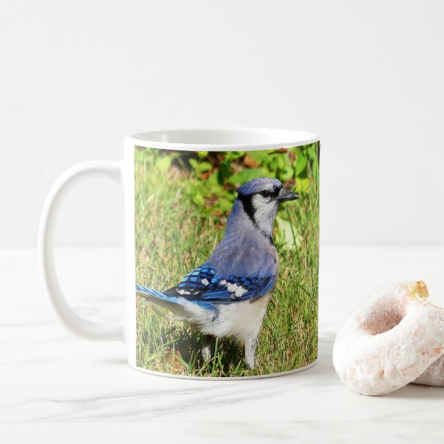 Northern Blue Jay Kaffemugg (Med munk)