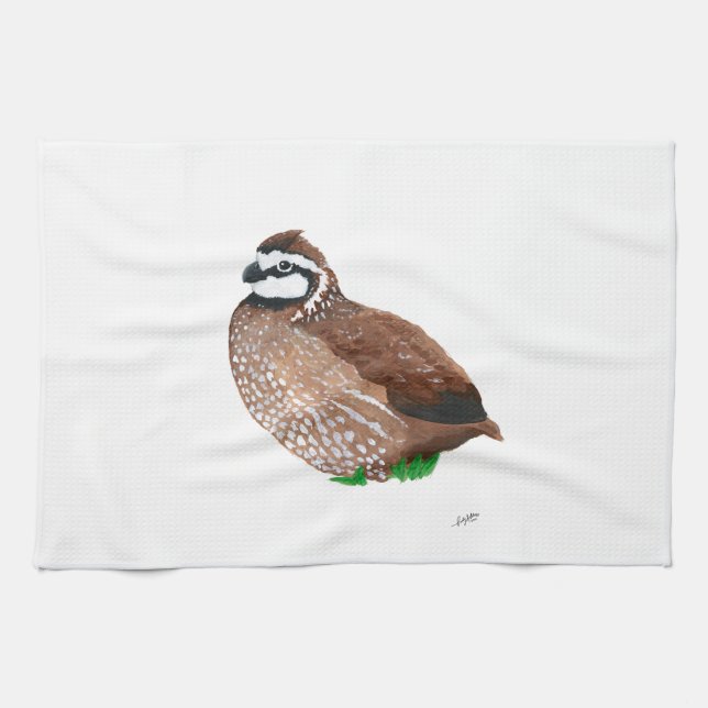 Northern Bobwhite Kökshandduk (Horisontell)
