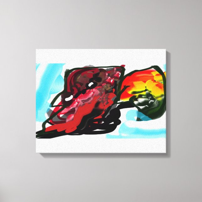 Northern Cardinal  Autumn joy Canvastryck (Framsida)