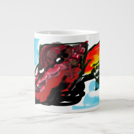 Northern Cardinal  Autumn joy Jumbo Mugg