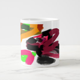  Northern Cardinal  autumn Jumbo Mugg