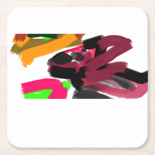  Northern Cardinal  autumn Underlägg Papper Kvadrat (Framsidan)