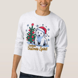 Northern Christmas Spirit & Canadian Christmas Lång Ärmad Tröja