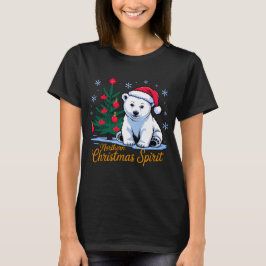 Northern Christmas Spirit & Canadian Christmas T Shirt