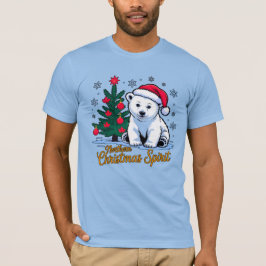 Northern Christmas Spirit & Canadian Christmas. T Shirt