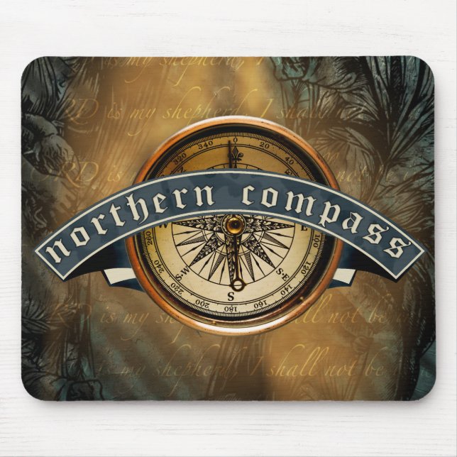 Northern Compass Mousepad Musmatta (Framsidan)