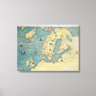 Northern Europe Canvastryck