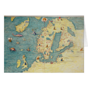 Northern Europe Hälsningskort