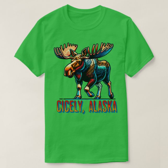 Northern Exposure Alaska Cicely TShirt T Shirt (Design framsida)