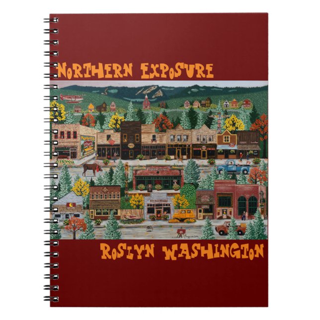 "Northern Exposure" ~ Roslyn, Washington Anteckningsbok (Framsidan)
