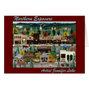 "Northern Exposure" ~ Roslyn, Washington Hälsningskort