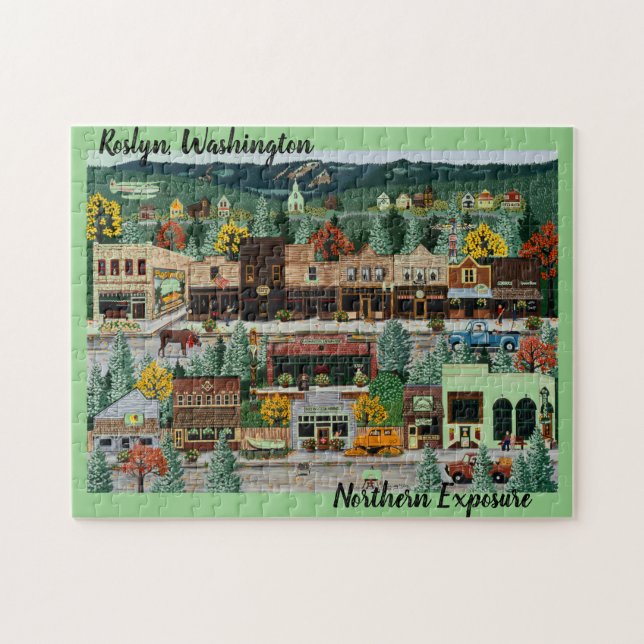 "Northern Exposure" ~ Roslyn, Washington Pussel (Horisontell)