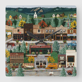 "Northern Exposure" ~ Roslyn, Washington Rund Klocka