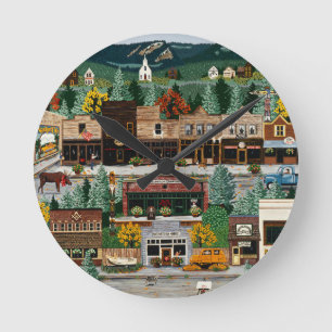 "Northern Exposure" ~ Roslyn, Washington Rund Klocka