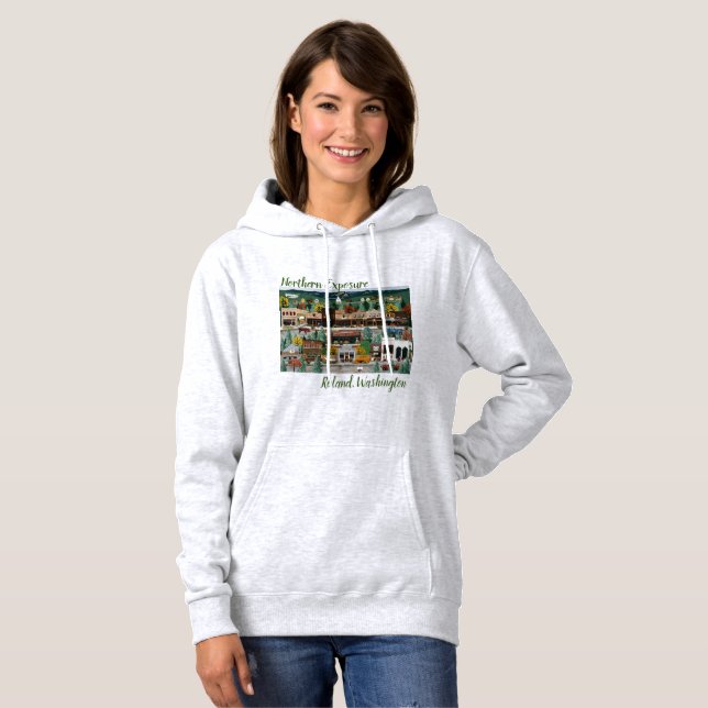"Northern Exposure" ~ Roslyn, Washington T Shirt (Hel framsida)