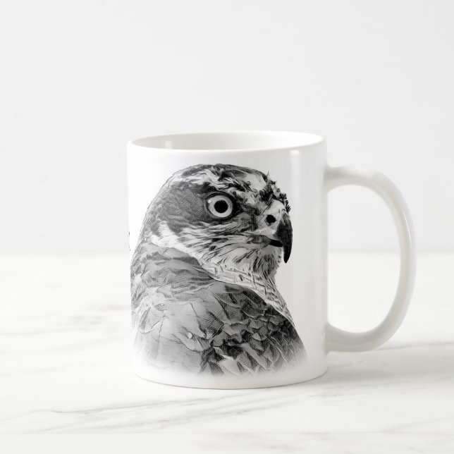 Northern Goshawk Kaffemugg (Höger)