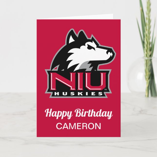 Northern Illinois Huskies | Födelsedag Kort (Framsida)