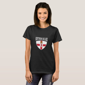 Northern Ireland Flagga Shield T-Shirt