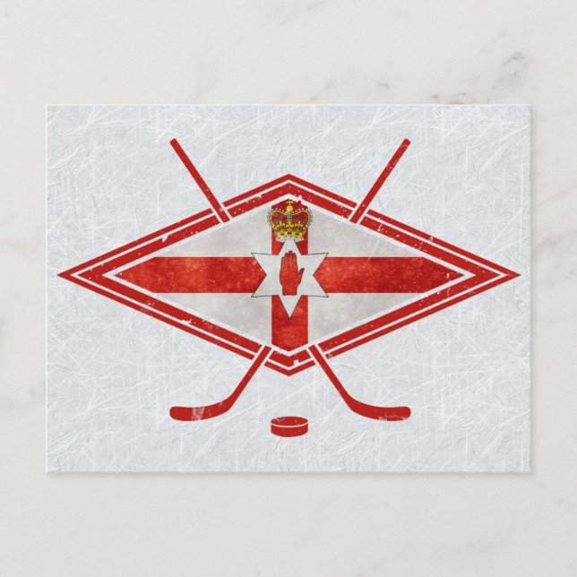Northern Irish Ice Hockey Vykort (Framsida)