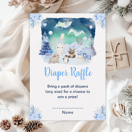 Northern Lights Arctic Animals Diaper Raffle Tilläggskort