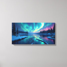Northern Lights Aurora Borealis Canvastryck
