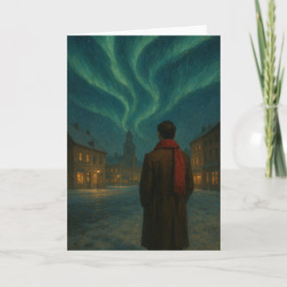 Northern Lights Viewing Christmas Kort