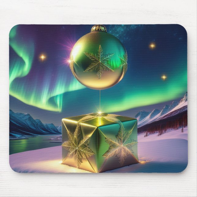 Northern Lights Xmas Bell Gift Box Snow          Musmatta (Framsidan)
