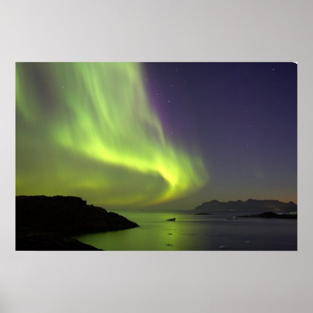 NORTHERN LJUS - ALASKA POSTER (Framsidan)