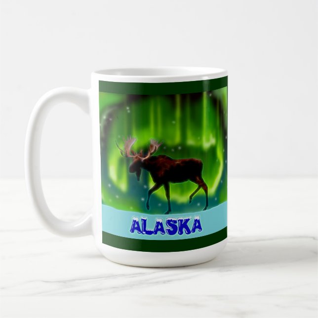 Northern Ljus Moose Kaffemugg (Vänster)