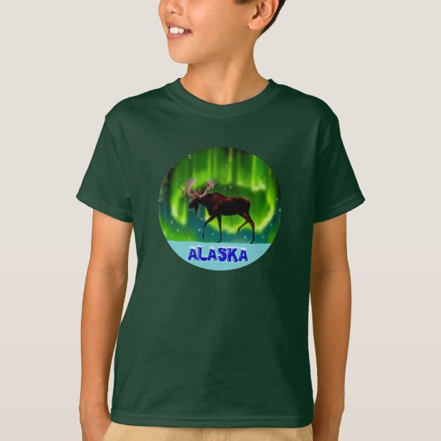 Northern Ljus Moose T-shirt (Framsida)