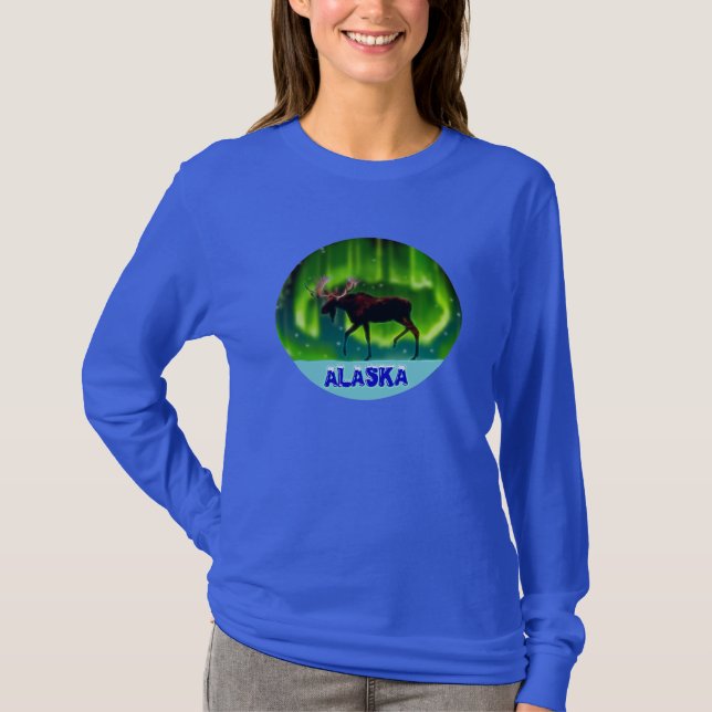 Northern Ljus Moose Tee (Framsida)