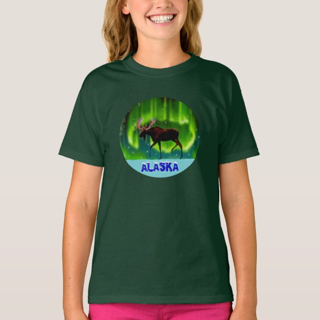 Northern Ljus Moose Tee (Framsida)