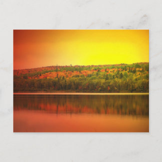 Northern Maine Sunset Vykort
