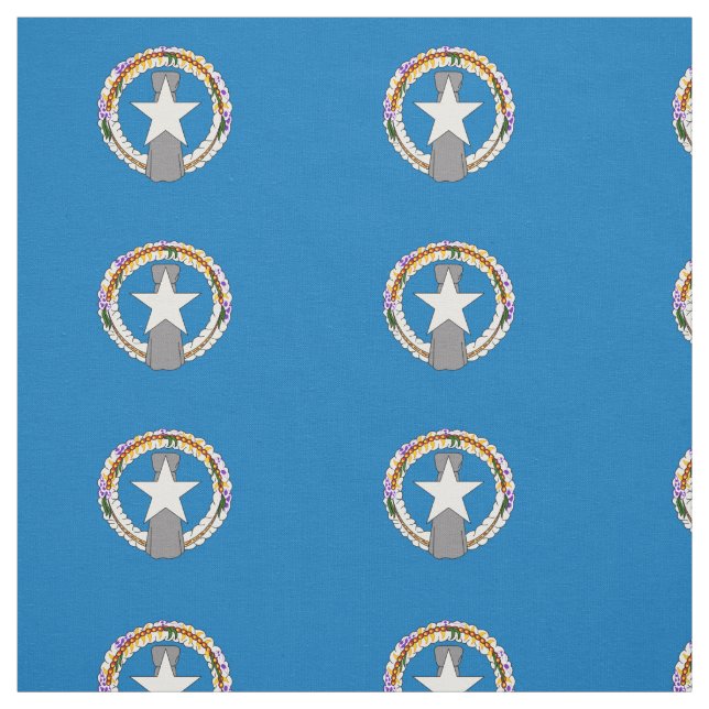 NORTHERN MARIANA ISLANDS FLAGGA TYG (Provkarta)