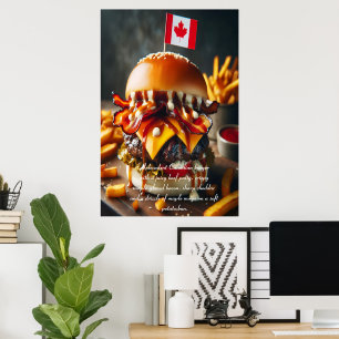 Northern Nibbler: Maple Bacon Bliss 24x36 Poster
