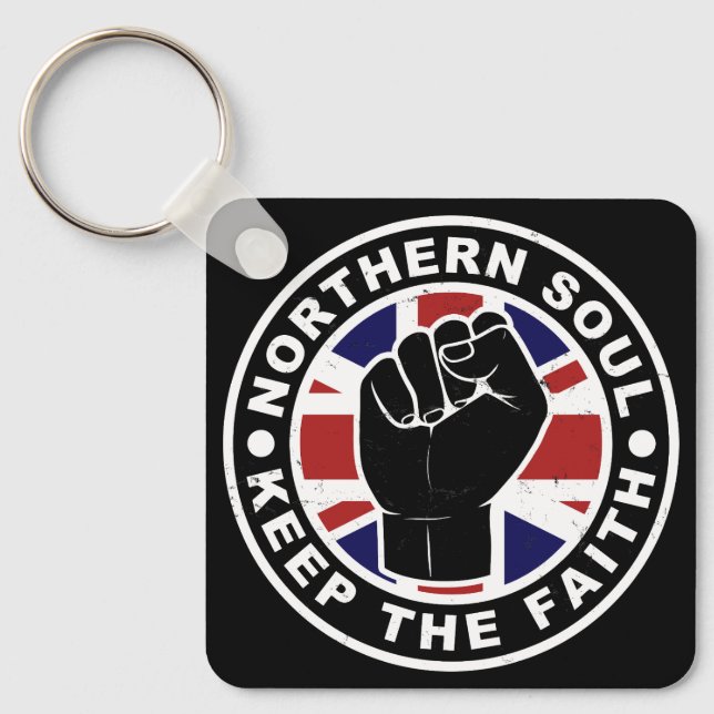Northern Soul - Bevara tron Nyckelring (Framsida)