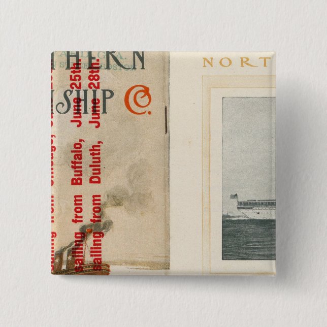 Northern Steamship Company Knapp (Framsida)