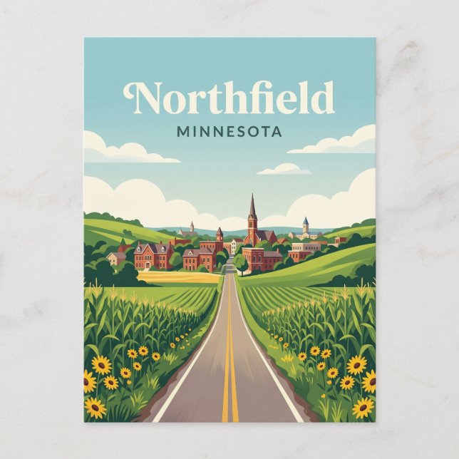 Northfield USA Vykort (Framsida)