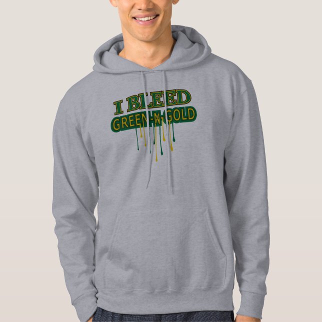 Northmont blöder jag grönt n-guld sweatshirt (Framsida)