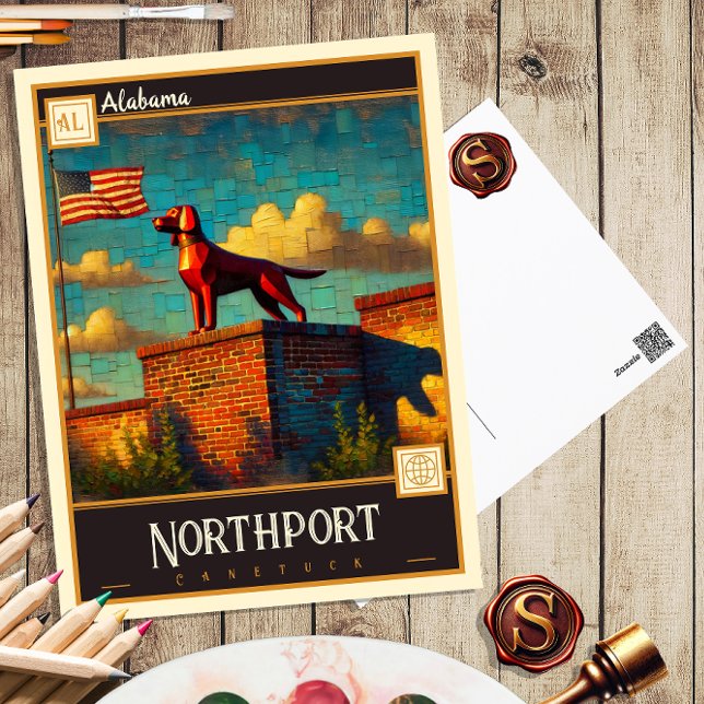 Northport, Alabama | VINTAGE Vykort (Skapare uppladdad)