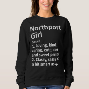 Northport Girl Ny New York Funny City Home Roots T Shirt