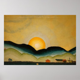 Northport Harbour (1929) Arthur Dove Kanvastryck Poster