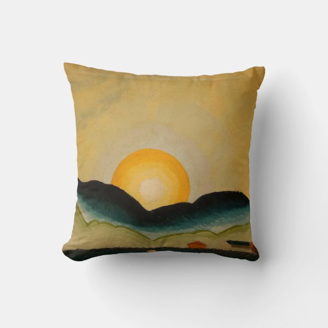 Northport Harbour (1929) Arthur Dove Kudde (Framsida)