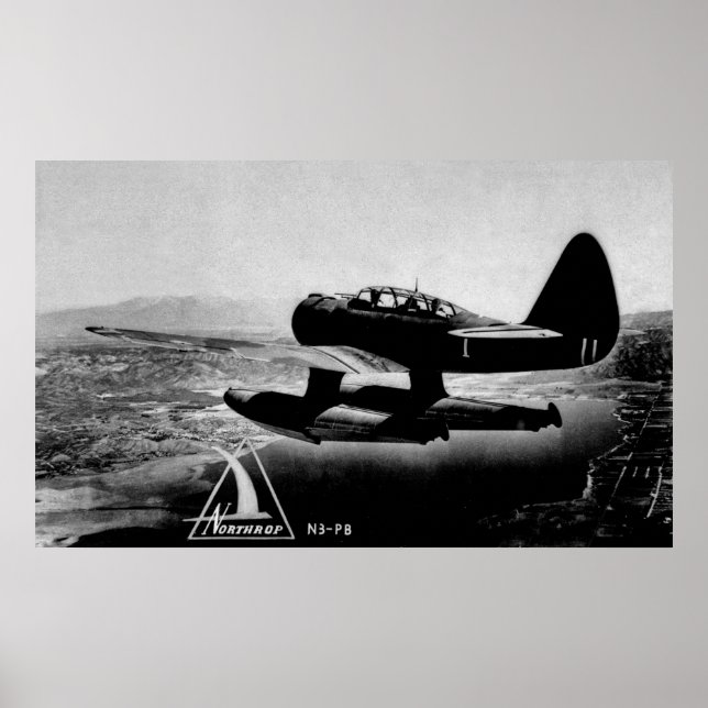 Northrop N3-PB WWII Patrol Bomber Poster (Framsidan)