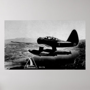 Northrop N3-PB WWII patrullbombplan Poster