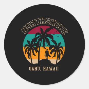 Northshore Oahu Hawaii1 Runt Klistermärke