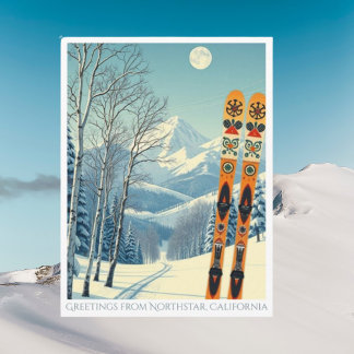 Northstar California ski-semestervykort Vykort