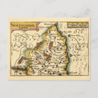 Northumberland County England Gammal Antikvarisk K